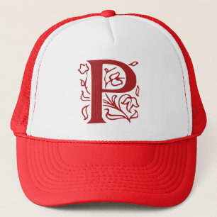 Fancy Letter P Trucker Hat