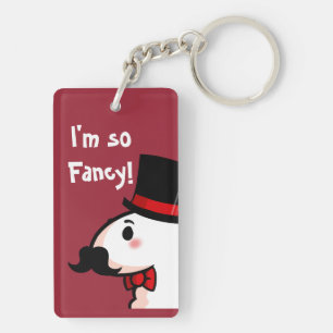 Fancy Llama Keychain