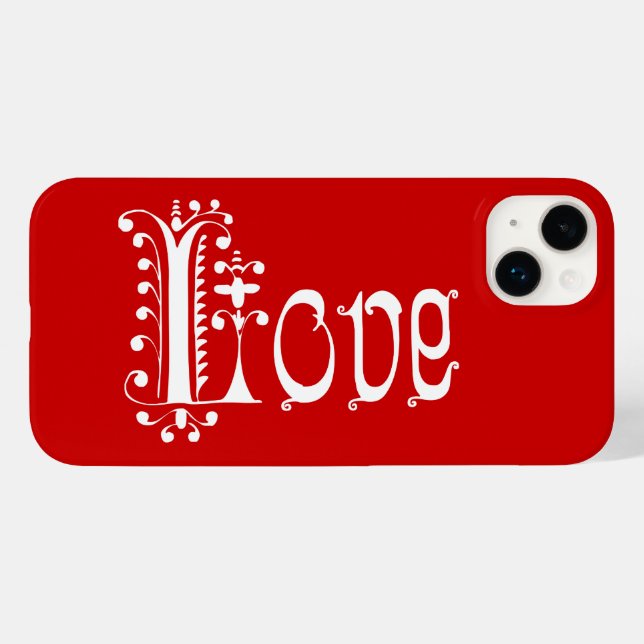 Fancy LOVE Case-Mate iPhone Case (Back (Horizontal))