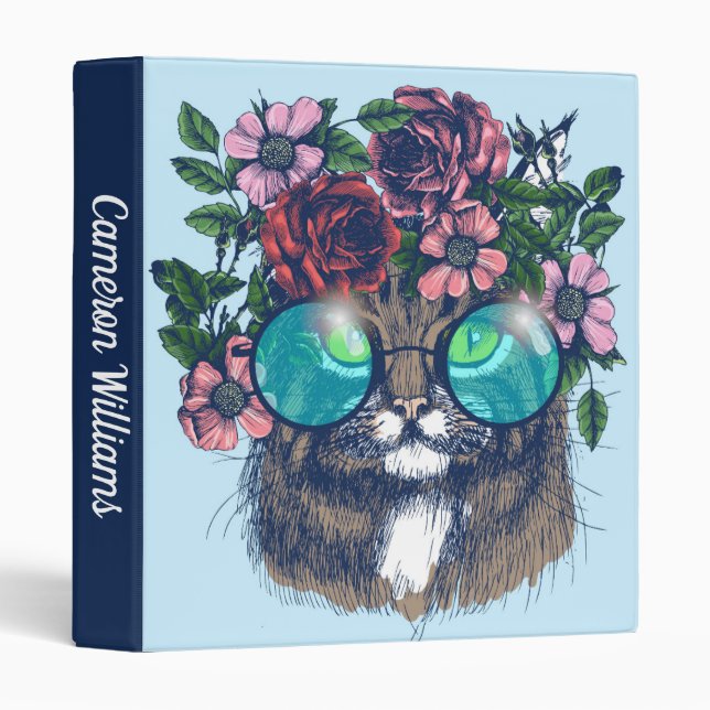 Fancy Maine Coon | Add Your Name Binder (Front/Spine)