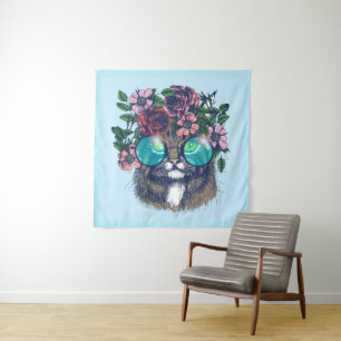 Fancy Maine Coon Tapestry