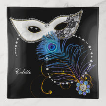 Fancy Masquerade Party on Black