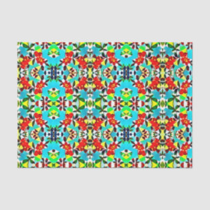 Fancy Mixed Colours Abstract Art For Decoupage Tissue Paper