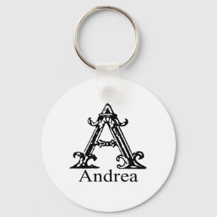 Fancy Monogram: Andrea Keychain