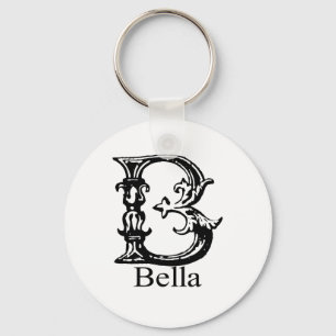 Fancy Monogram: Bella Keychain