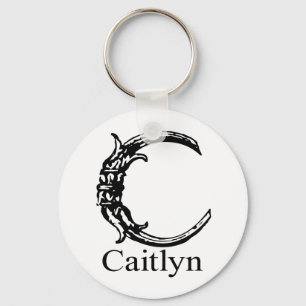 Fancy Monogram: Caitlyn Keychain