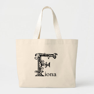 Fancy Monogram: Fiona Large Tote Bag
