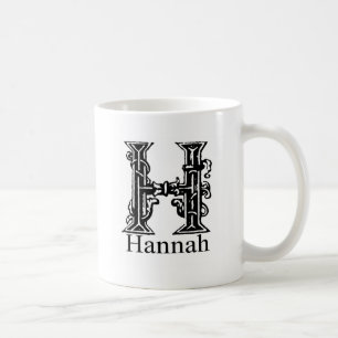 Fancy Monogram: Hannah Coffee Mug