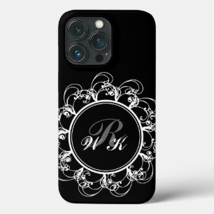 Fancy Monogram iPhone Case