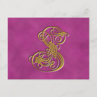 Fancy Monogram Letter S