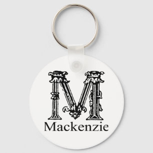 Fancy Monogram: Mackenzie Keychain