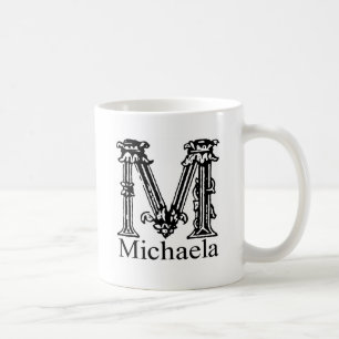 Fancy Monogram: Michaela Coffee Mug