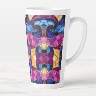 Fancy Mosaic Latte Coffee Mug 
