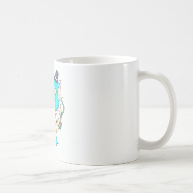 Fancy Mr Narwhal Coffee Mug (Right)