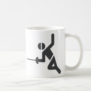 Fancy Mug with fencing symbol