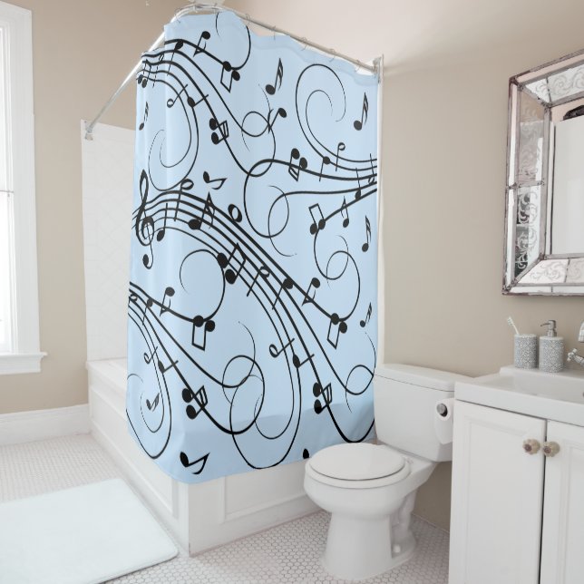 Fancy Music Notes Blue (In Situ)