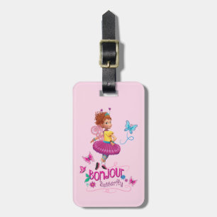 Fancy Nancy Bonjour Butterfly Luggage Tag