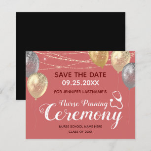 Fancy Nurse Pinning Ceremony Save the Date