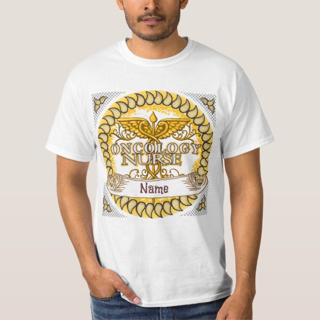 Fancy Oncology Nurse T-Shirt (Front)