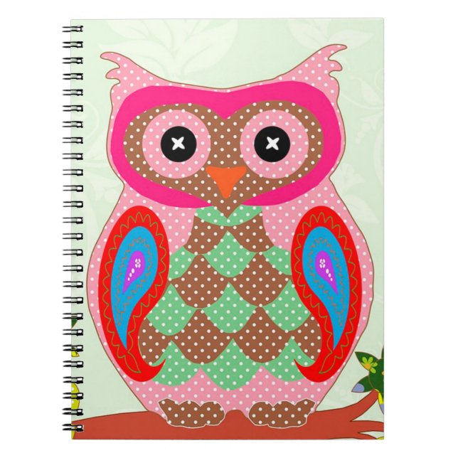 Fancy Owl Notebook (Front)