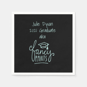 Fancy Pants Funny Graduation Custom  Napkin