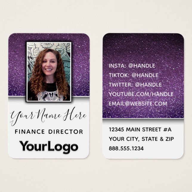 Fancy Parties scintillant Influencer Actrice Modèl (Devant & derrière)