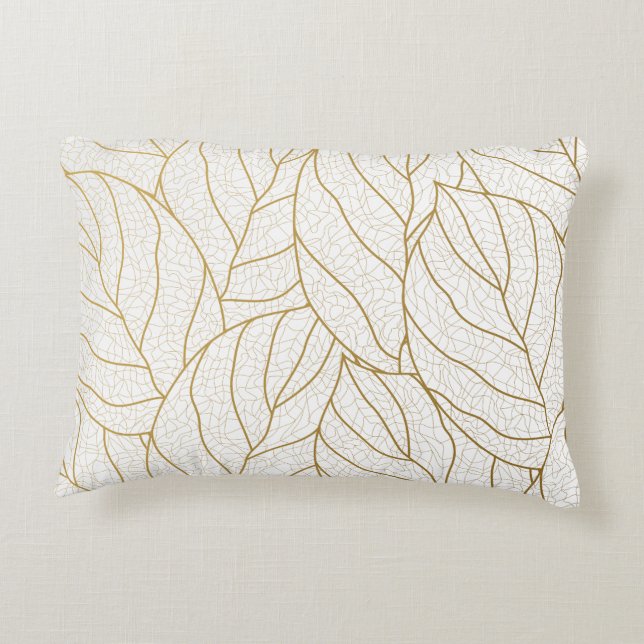 fancy pattern accent pillow (Back)