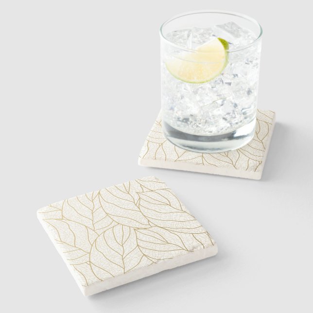 fancy pattern stone coaster (Side)