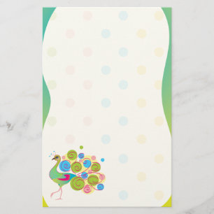 Fancy Peacock Stationery