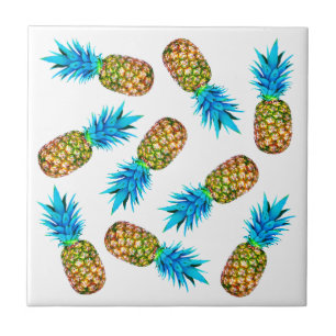 Fancy pineapples tile