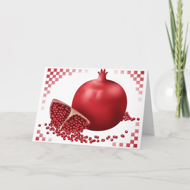 Fancy Pomegranate Card (Front)