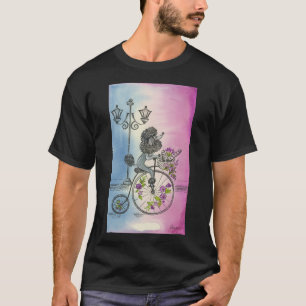 Fancy Poodle in Paris     T-Shirt