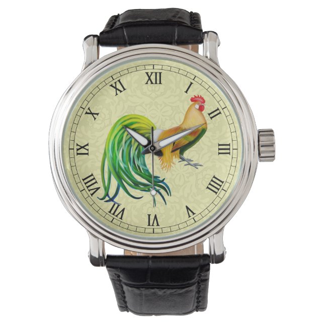 Fancy Poultry Phoenix Rooster Watch (Front)