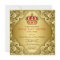 Fancy Prince Baby Shower Red and Gold