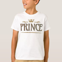 Fancy PRINCE Lettering - Medieval Royal Crown