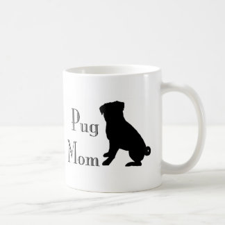 Fancy Pug Mom Coffee Mug