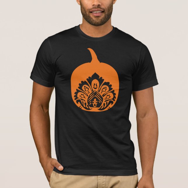 Fancy Pumpkin For Fall Halloween T-Shirt (Front)