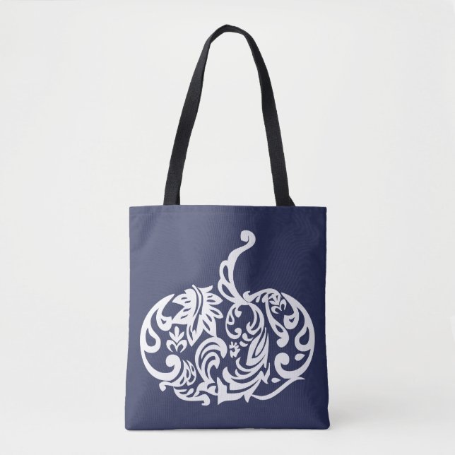 Fancy Pumpkin Tote Bag (Front)