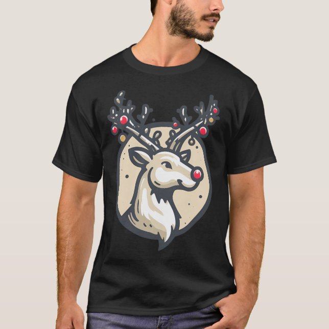 Fancy Reindeer T-Shirt (Front)