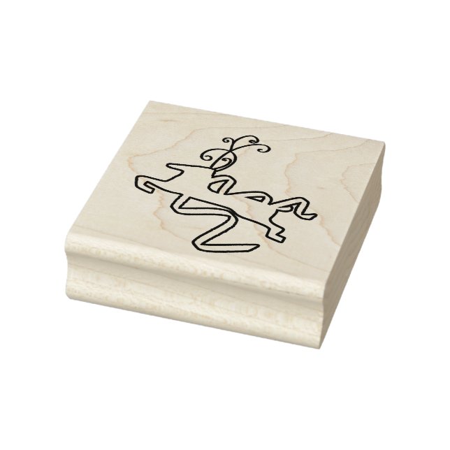 Fancy Reindeer Wood Art Stamp (Stamp)