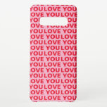 Fancy Romantic Red & Pink Love You Pattern  Samsung Galaxy Case<br><div class="desc">Fancy Romantic Red & Pink Love You Pattern</div>