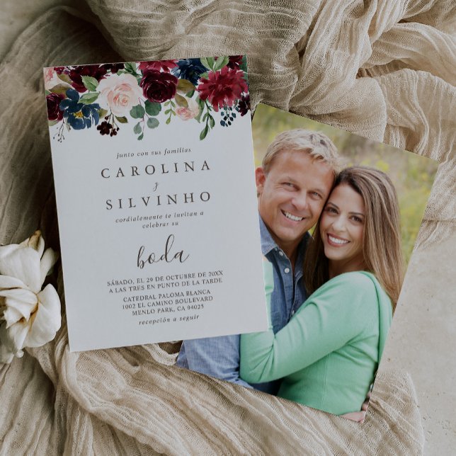 Fancy Rose Boda Faire-part de mariage (Créateur téléchargé)