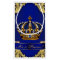 Fancy Royal Blue Gold Prince Baby Shower