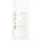 Fancy Script 4x9 Wedding Menu Card For Plate