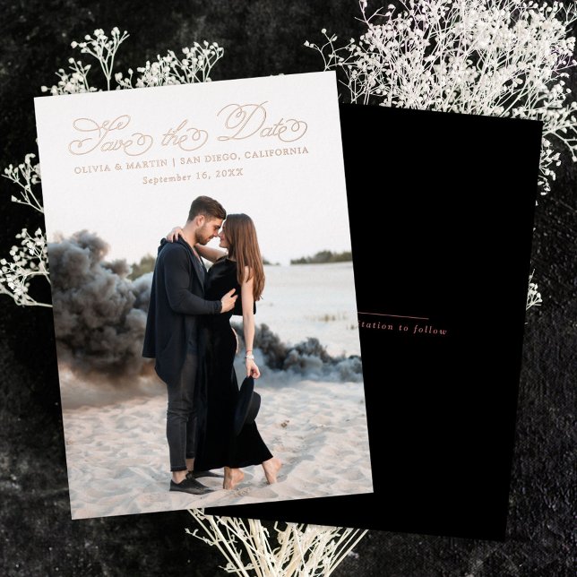 Fancy Script Save the Date (Creator Uploaded)