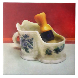 Fancy Shaving Mug Tile