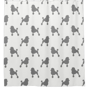 Fancy Standard Poodle Silhouettes Pattern
