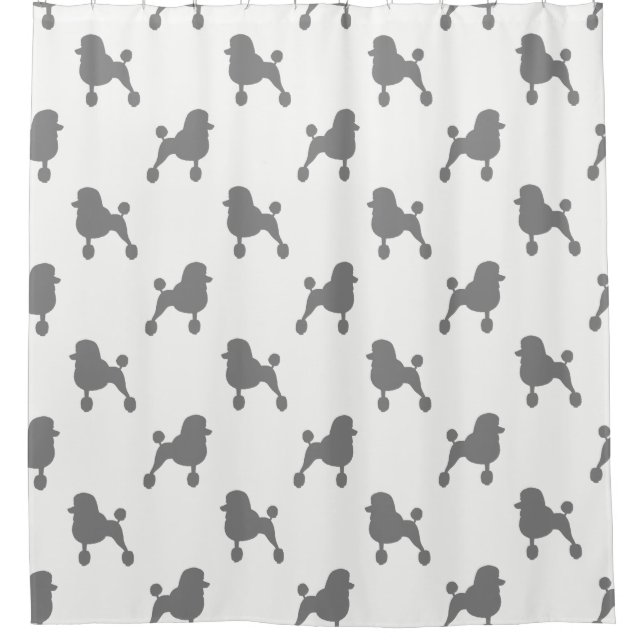 Fancy Standard Poodle Silhouettes Pattern (Front)