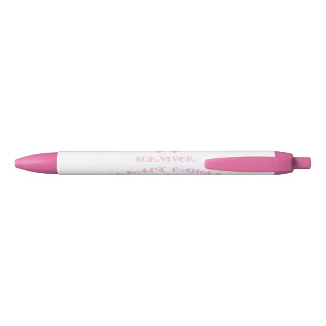 Fancy Survivor Black Ink Pen (Back)