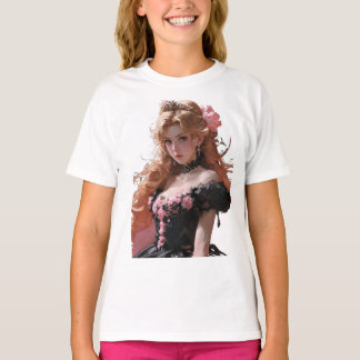 fancy T-shirt girls cartoon print